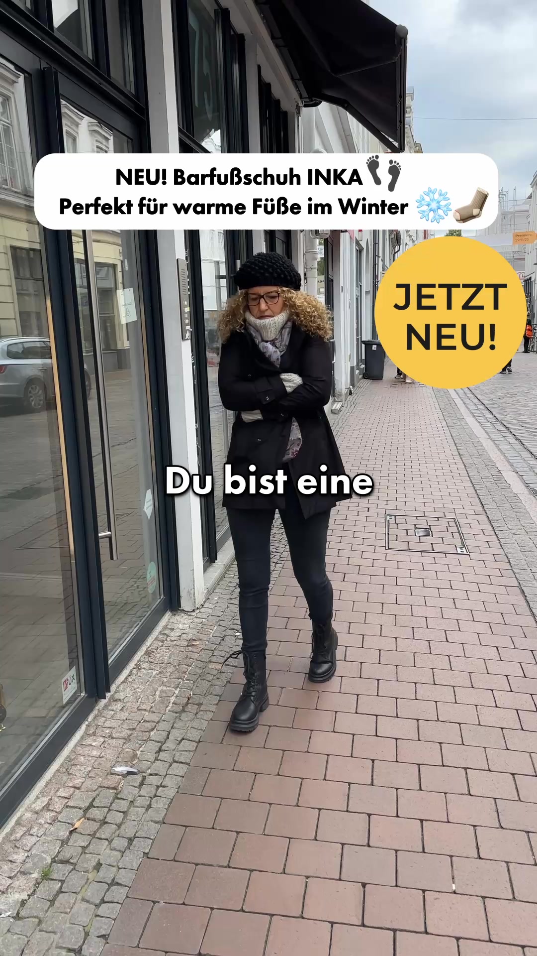 Freiluftkind Facebook ad: Echter Barfußkomfort. Auch in Herbst & Winter