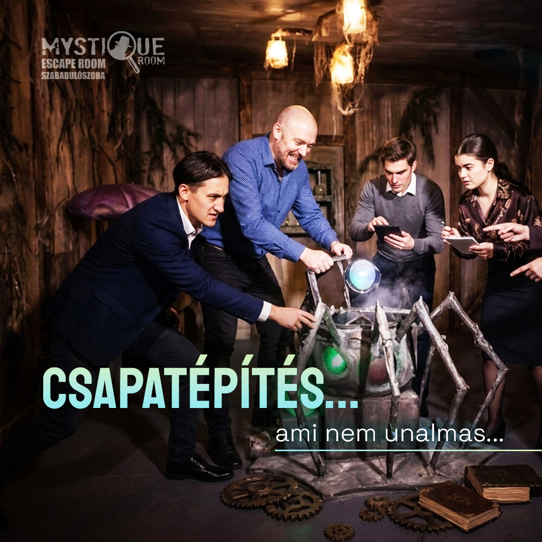 MystIQueRoom Facebook ad: Idén legyen a csapatépítő valódi ÉLMÉNY!