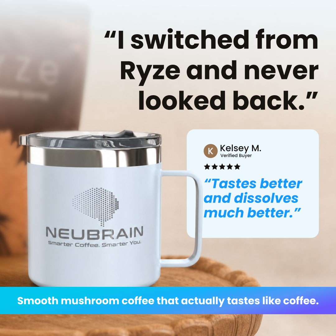 Mushroom Coffee's Ranked Facebook ad