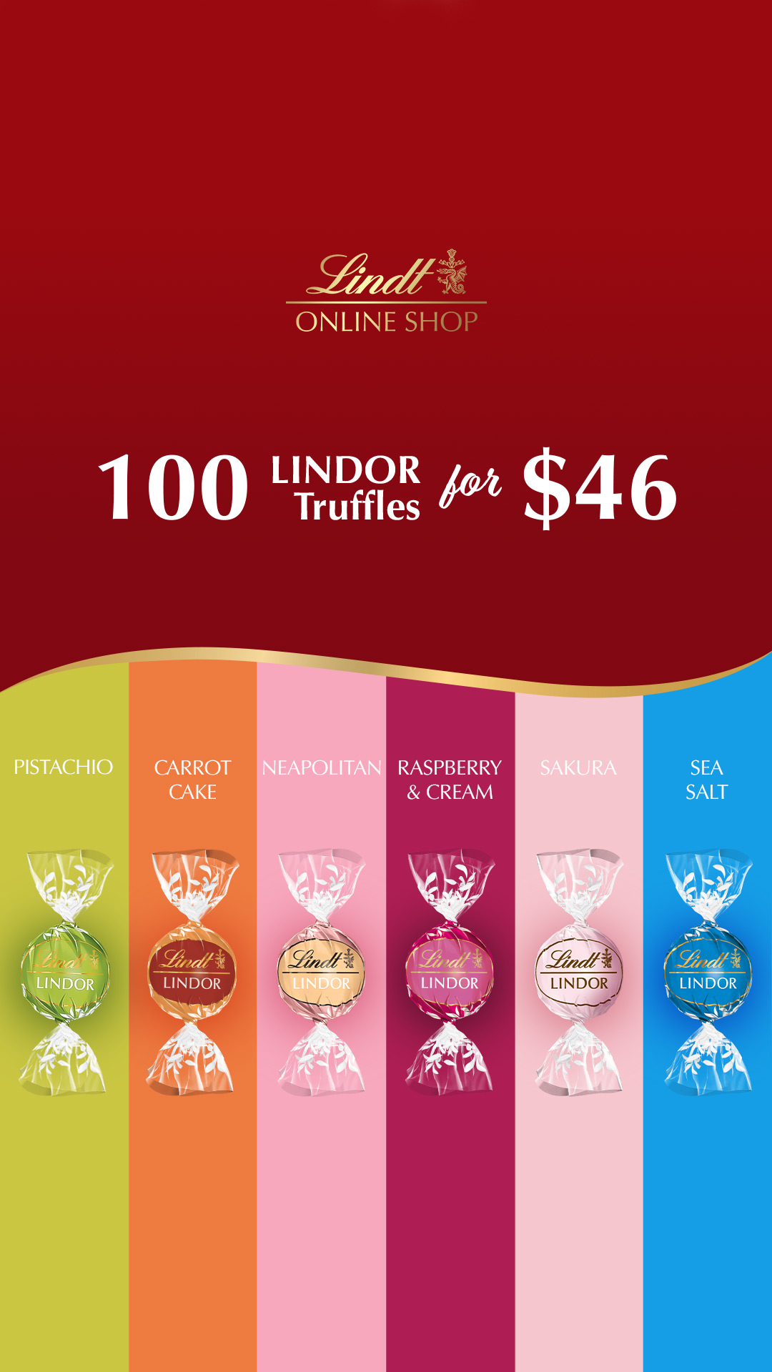 Lindt Facebook ad