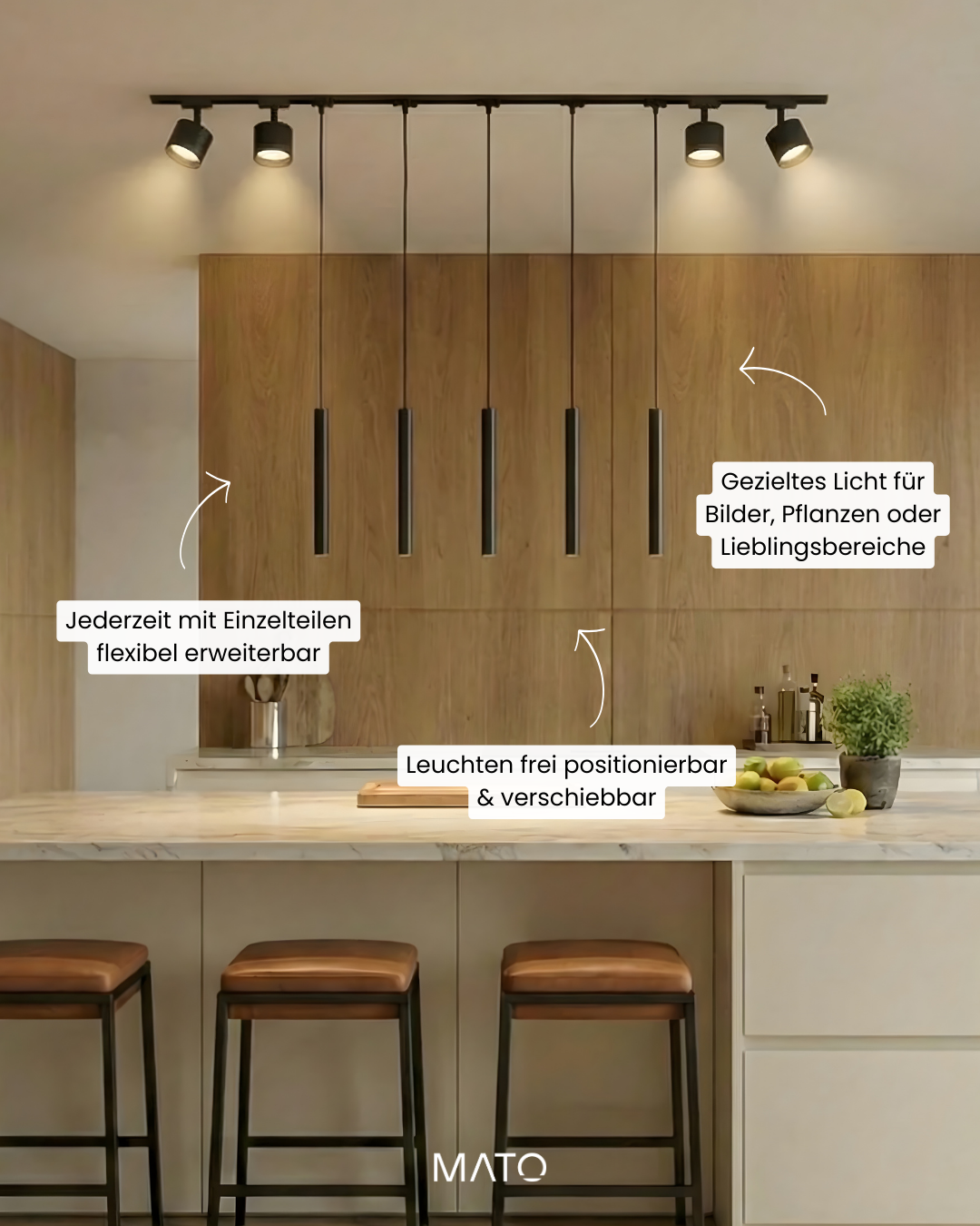 MATO Lighting Facebook ad: 40.000+ zufriedene Kunden