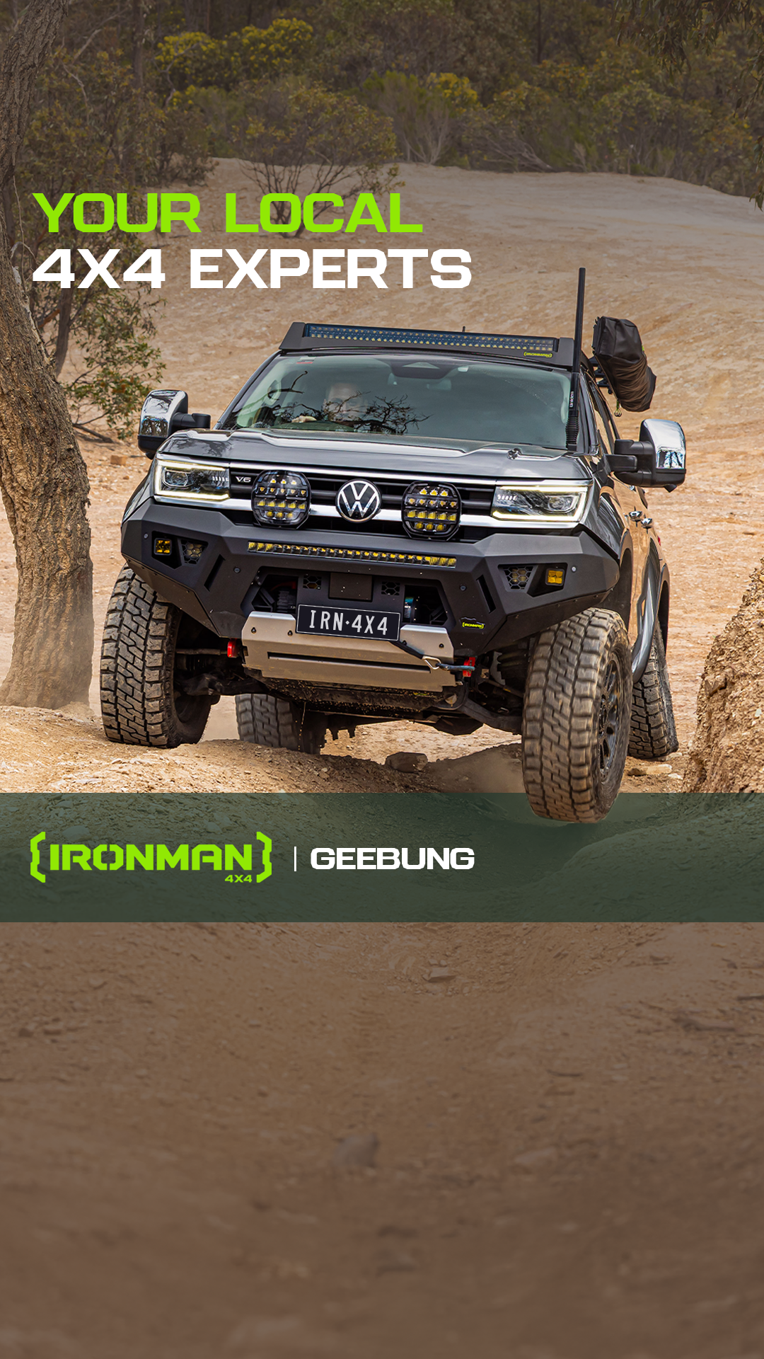 IRONMAN 4X4 Facebook ad