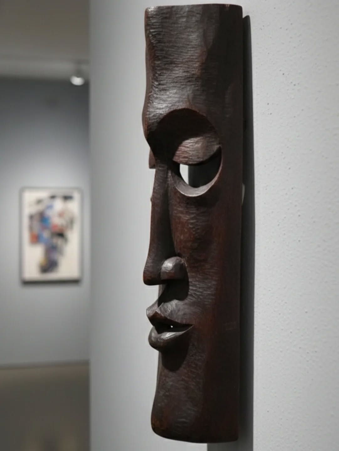 Reuben ART Facebook ad: REUBEN UGBINE'S wooden mask, a timeless embodiment of…
