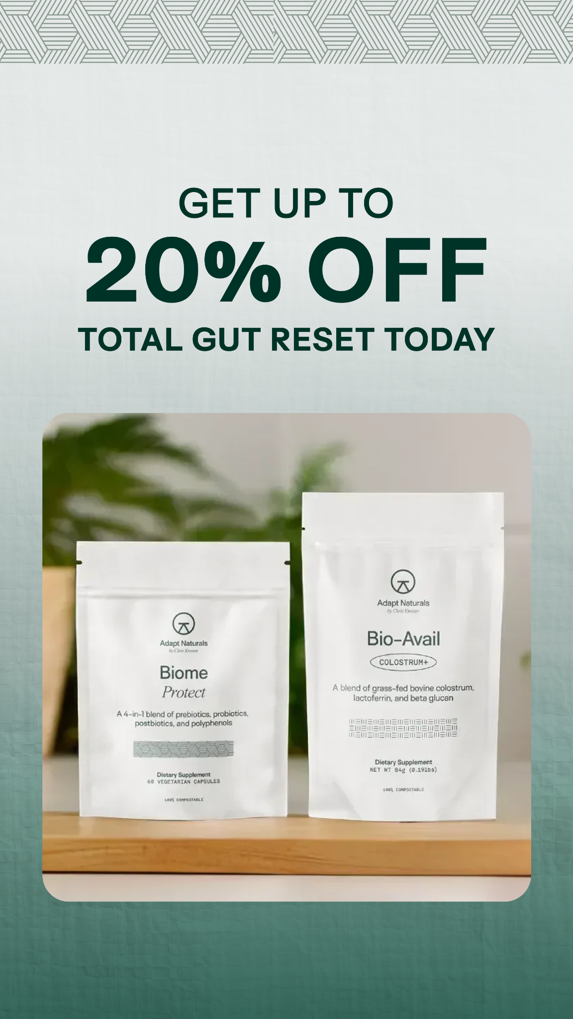 Adapt Naturals Facebook ad
