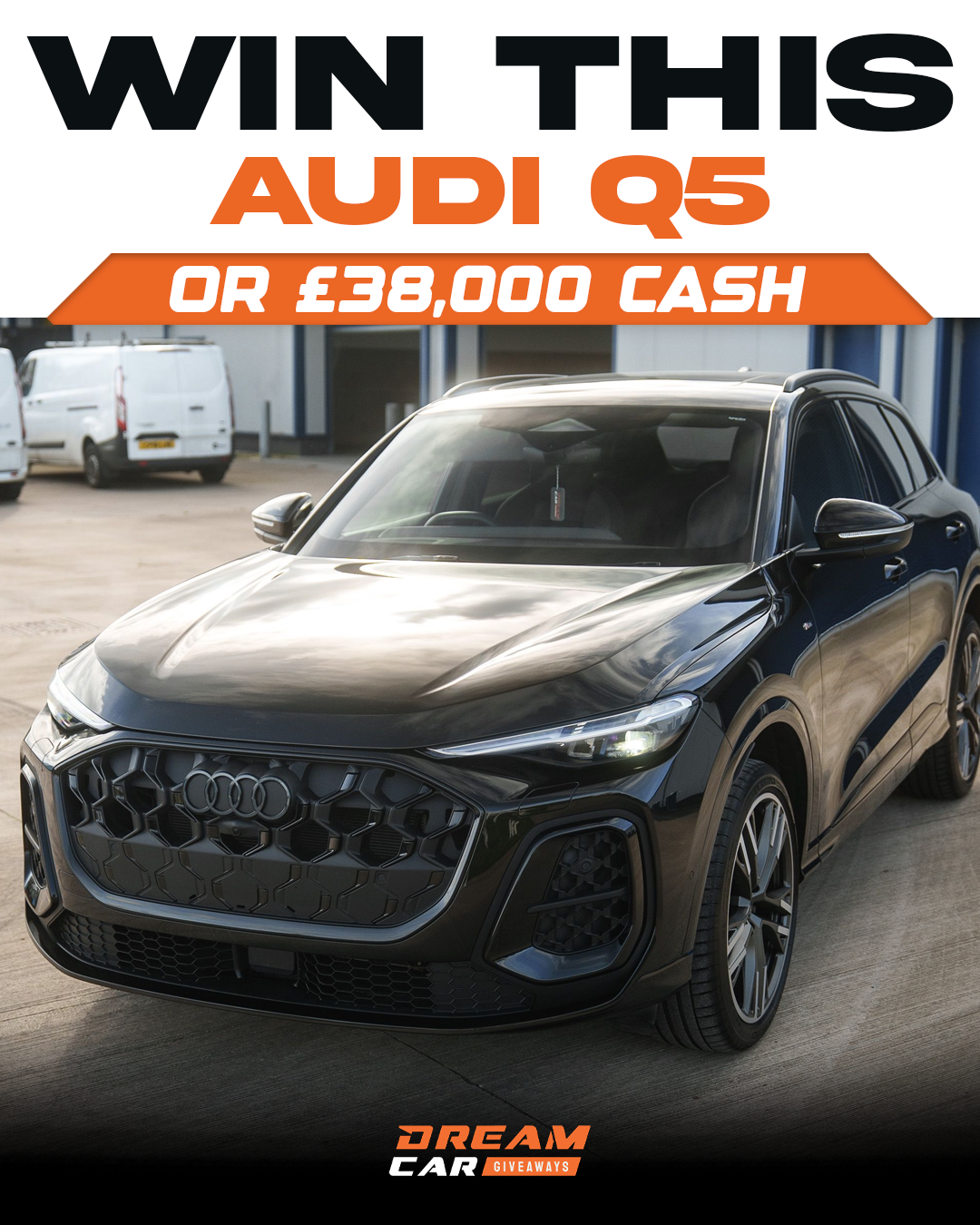 Dream Car Giveaways Facebook ad