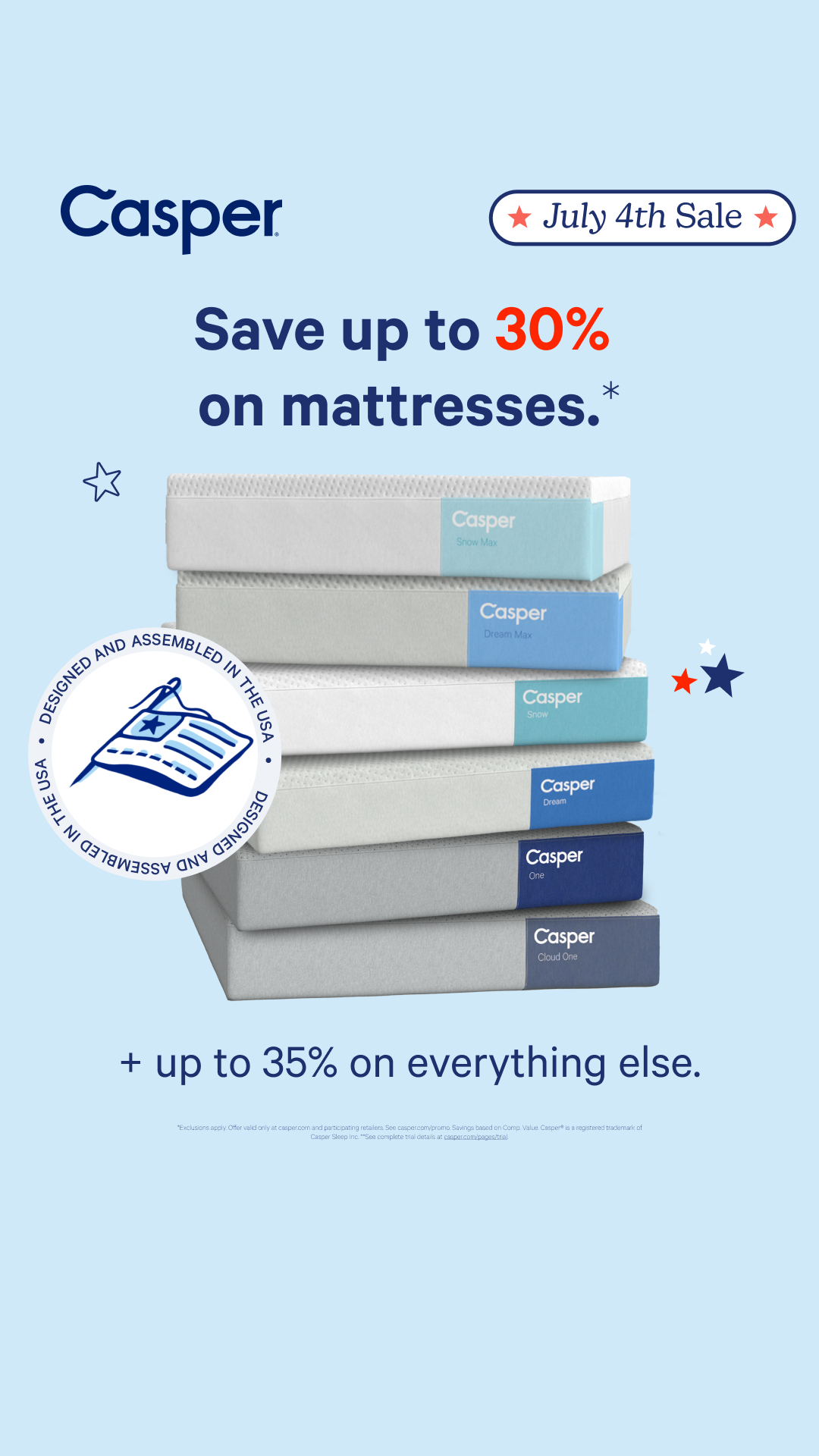 Casper Facebook ad