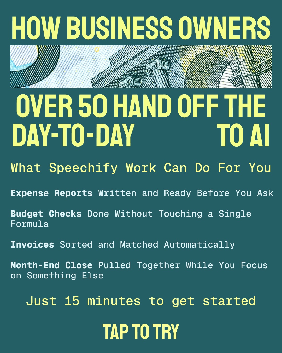Speechify Work Facebook ad