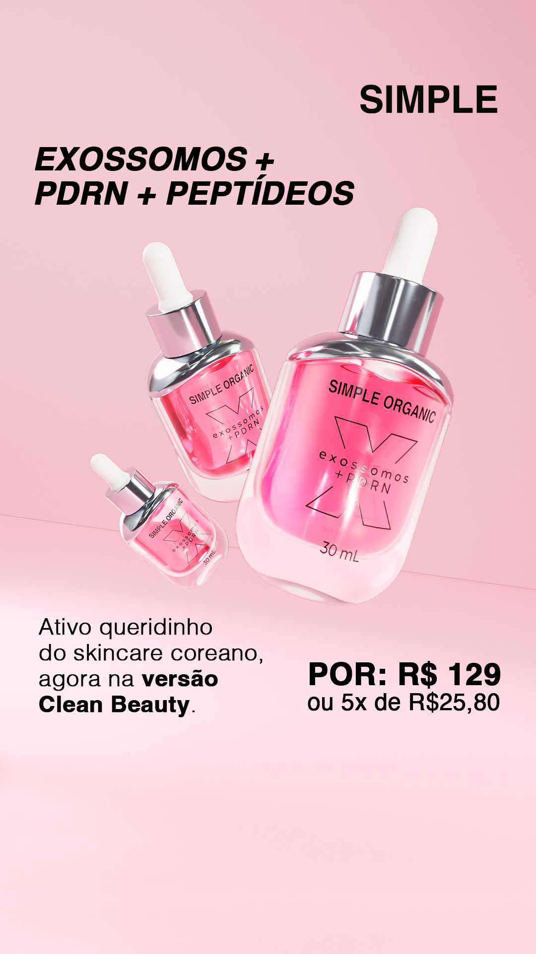 Simple Organic Beauty Facebook ad
