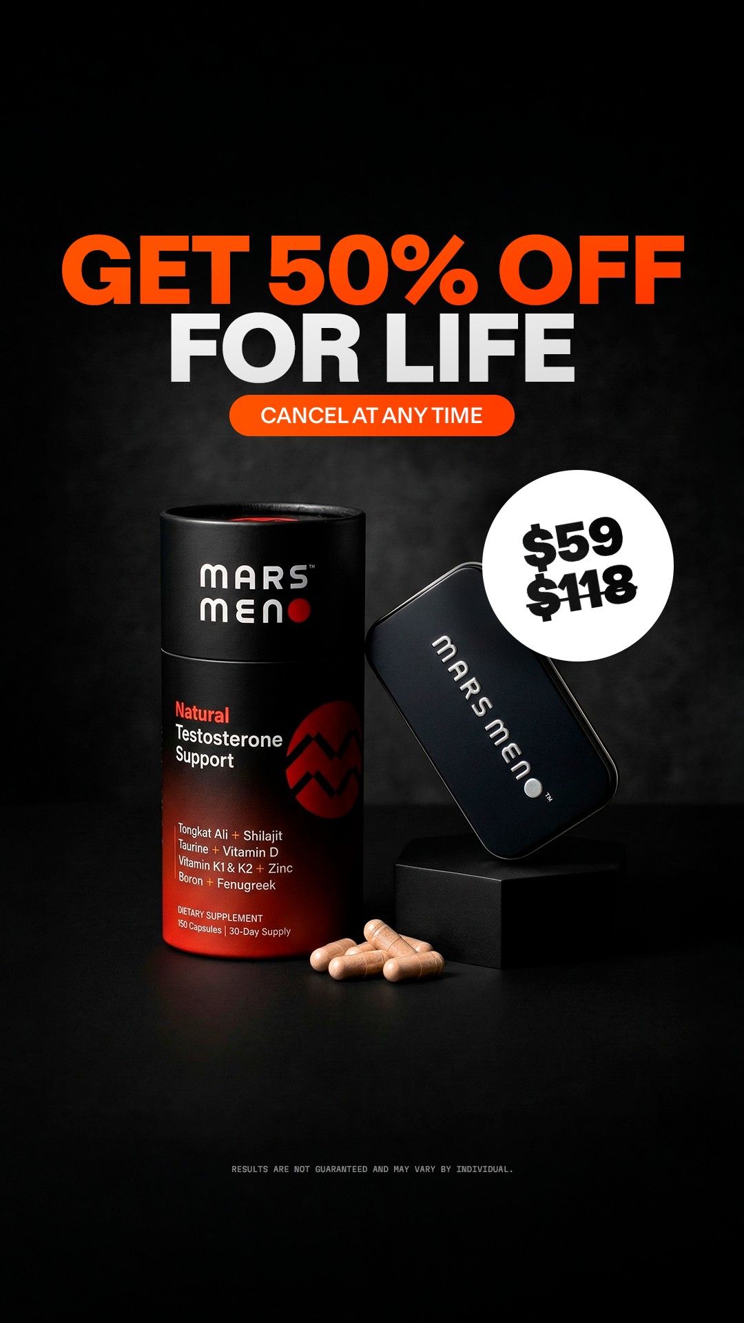 Mars Men Facebook ad