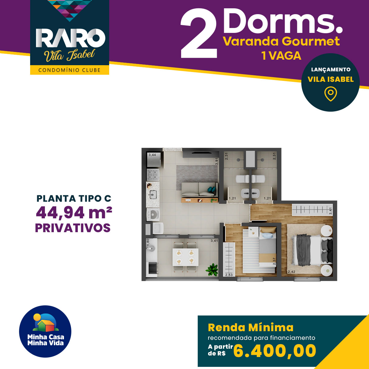 Raro Vila Isabel Facebook ad from Apr 6, 2026