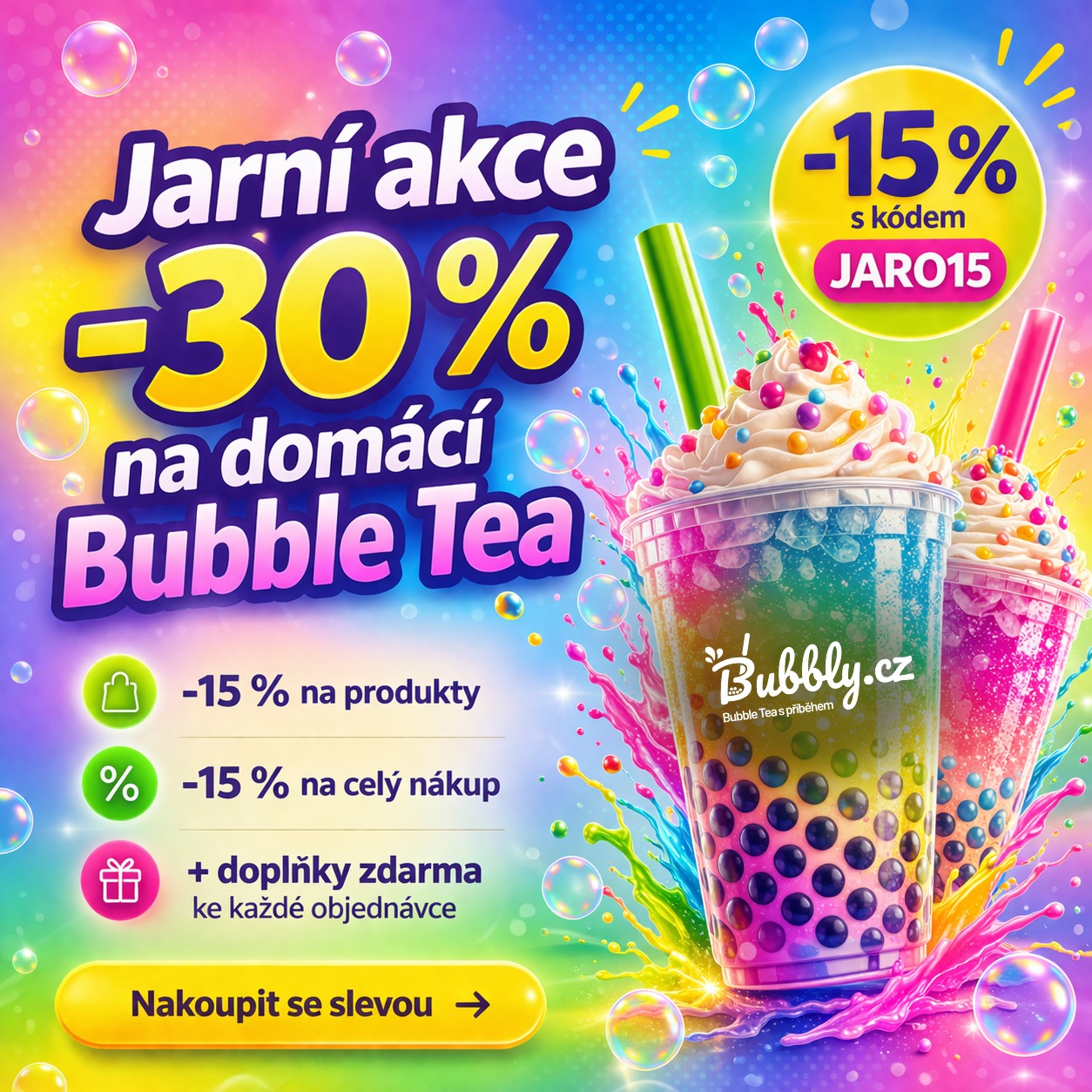 Bubbly.cz Facebook ad