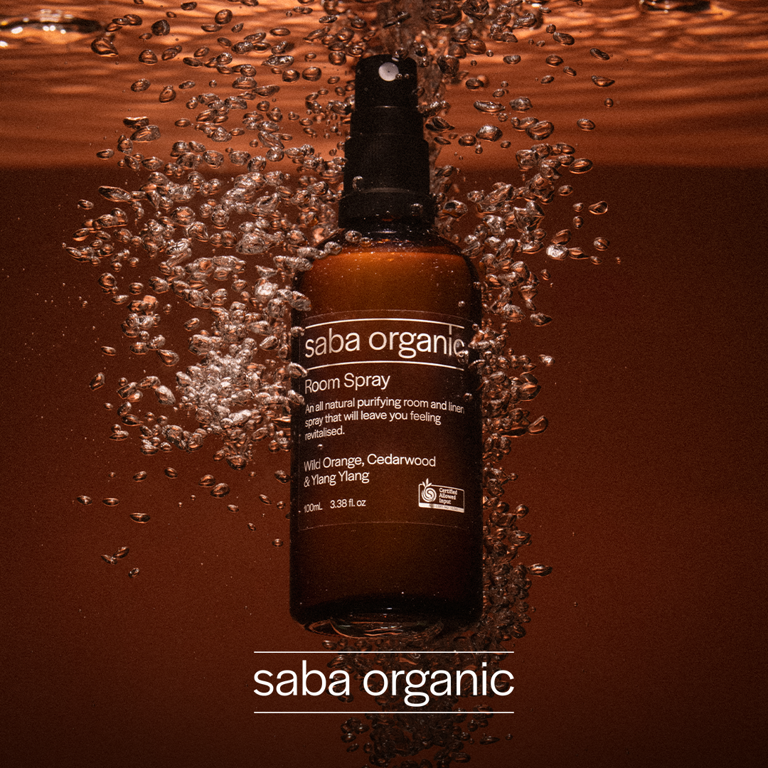 Saba Organic Facebook ad from Feb 7, 2026