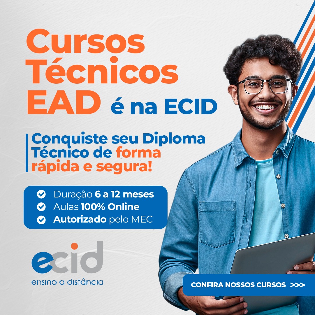 Ecid - Cursos Técnicos EAD Facebook ad