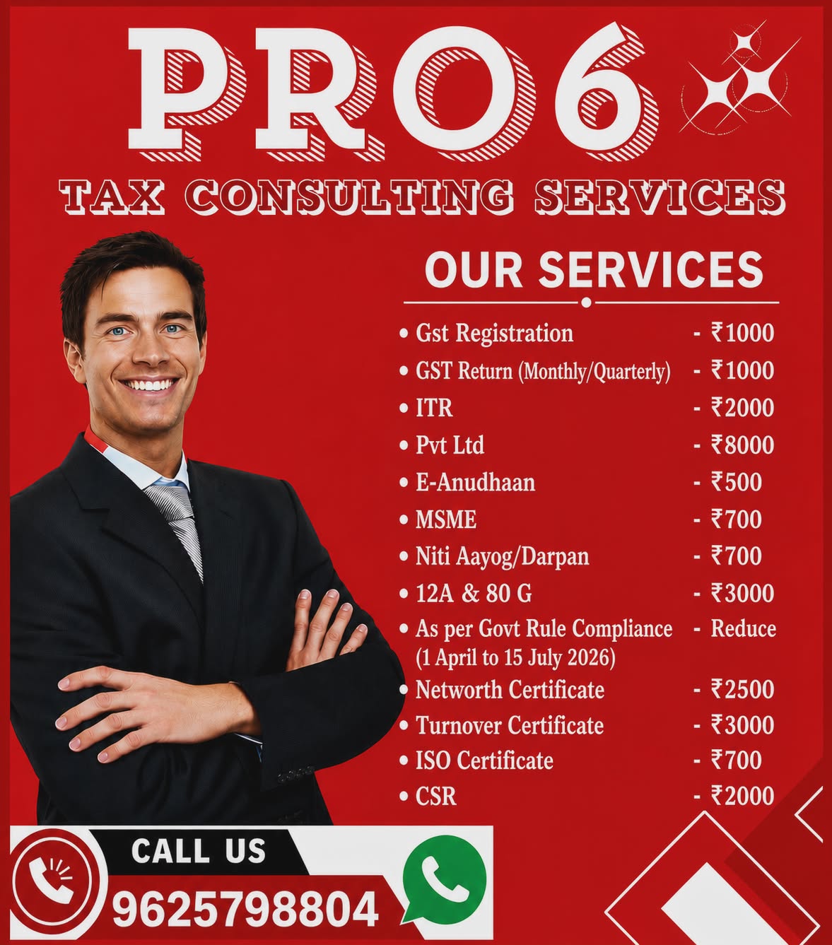 Pro Biz Facebook ad: Tax & Compliance Services