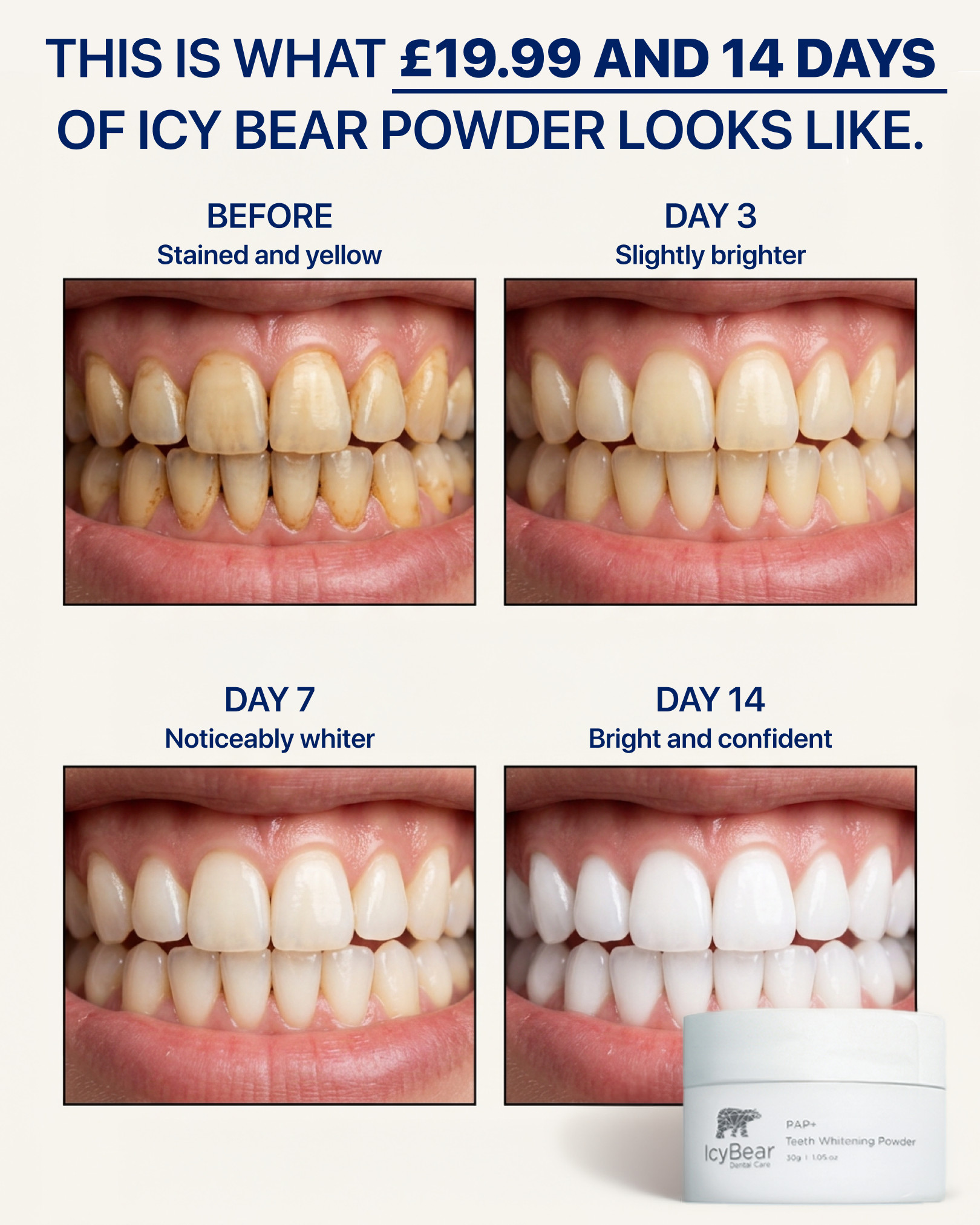 Icy Bear Dental Facebook ad