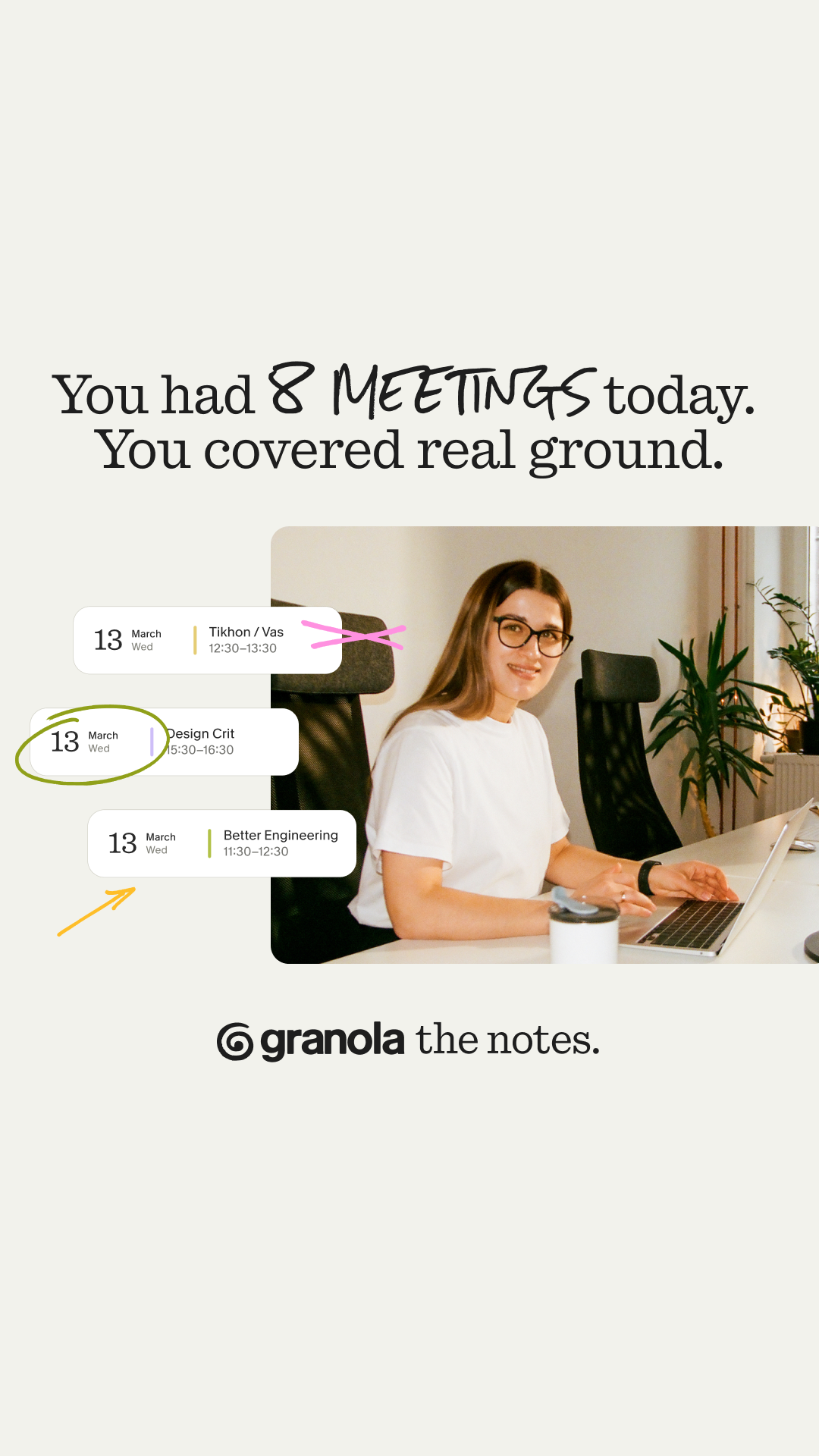 Granola ai Facebook ad