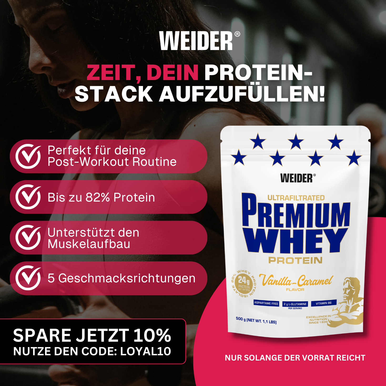 Weider Germany Facebook ad