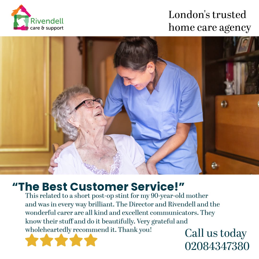 Rivendell Care and Support Facebook ad: Home Care Agency in London | In-Home Care Services