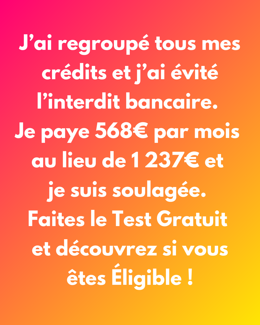 TauxMalin.fr Facebook ad: 60% de crédit immo => taux avantageux