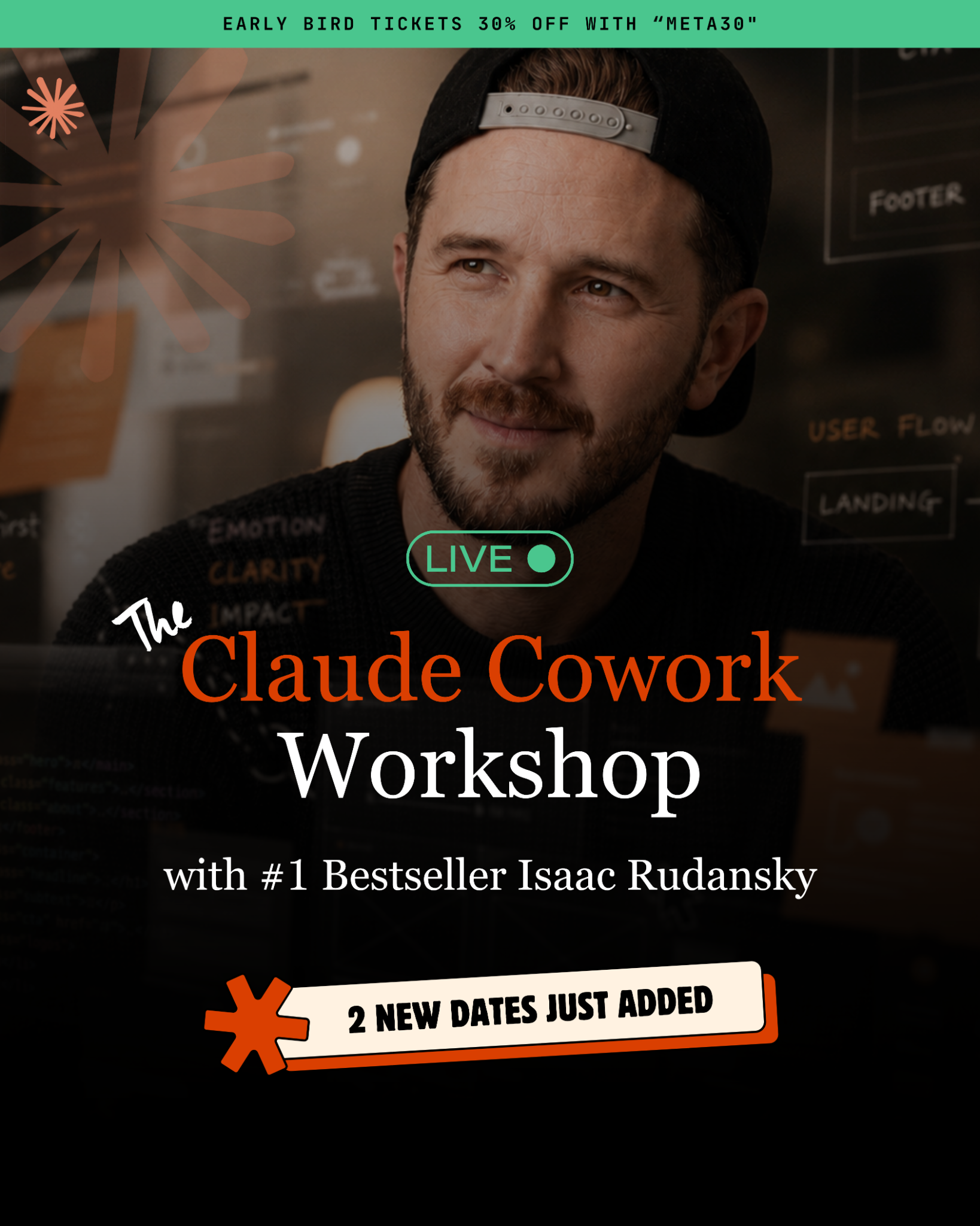 AdVenture Media Facebook ad: Claude Cowork: New Dates Added