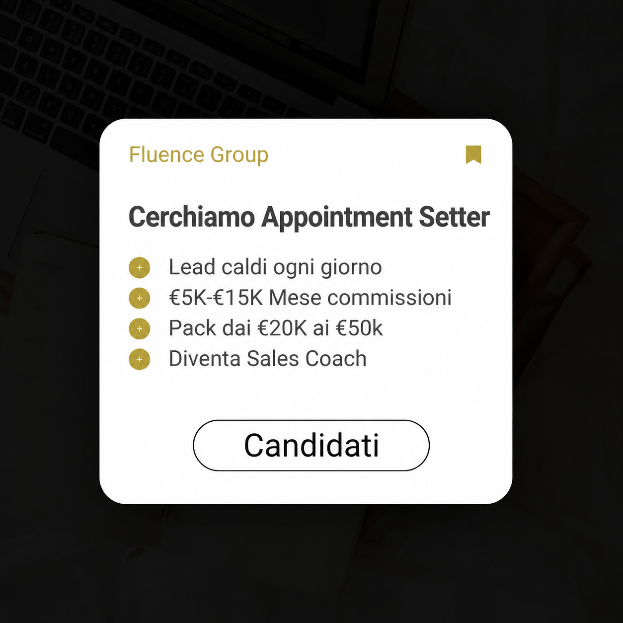 Infrastrutture AI Facebook ad: Assumiamo Setter con esperienza