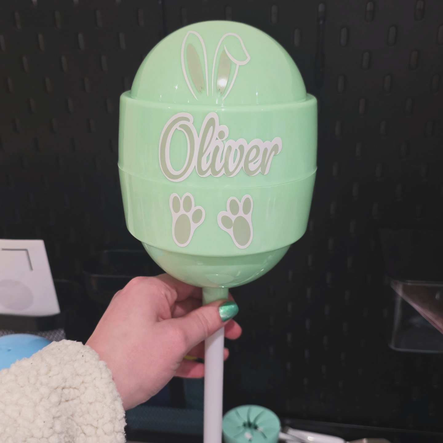 L&M Personalised Gifts Made With Love Facebook ad: GIANT FILLABLE PLASTIC LOLLIPOPS