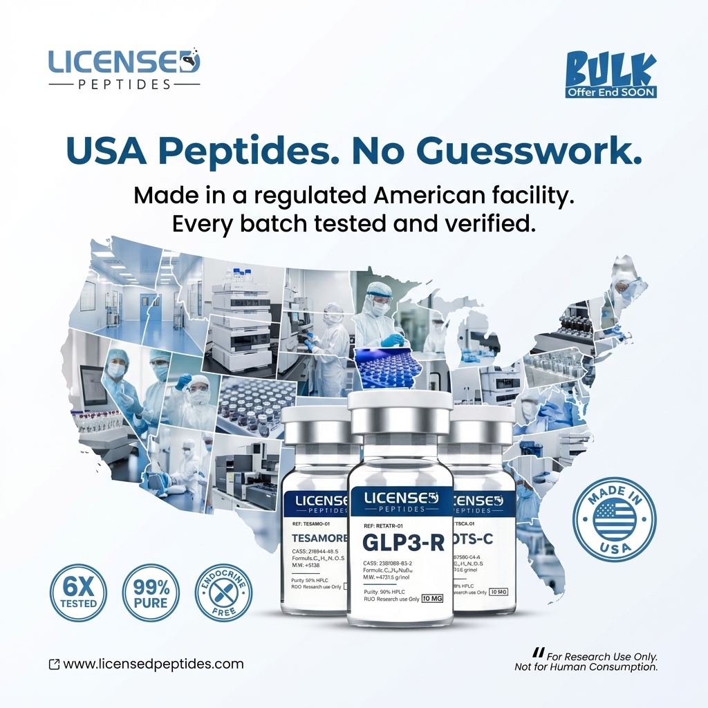 LicensedPeptides Facebook ad