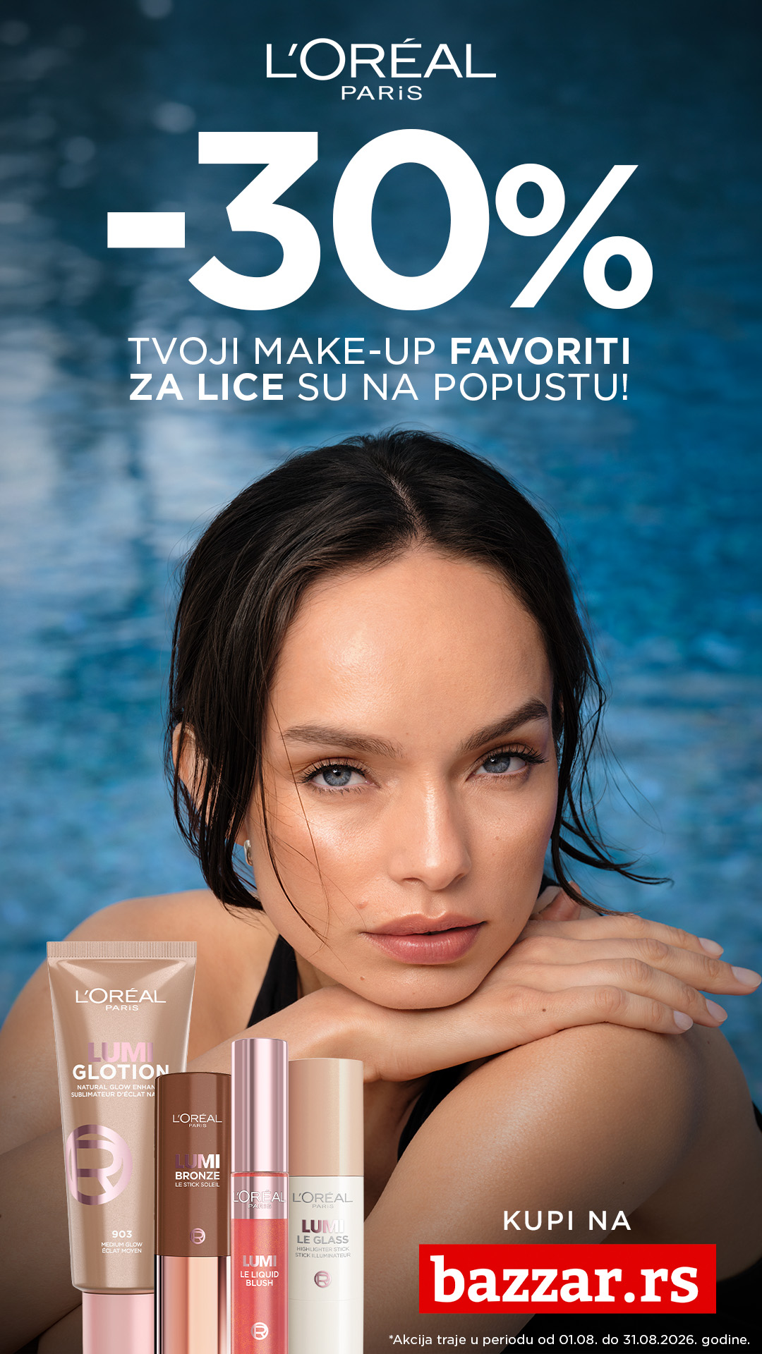 L'Oréal Paris Facebook ad from Aug 13, 2026