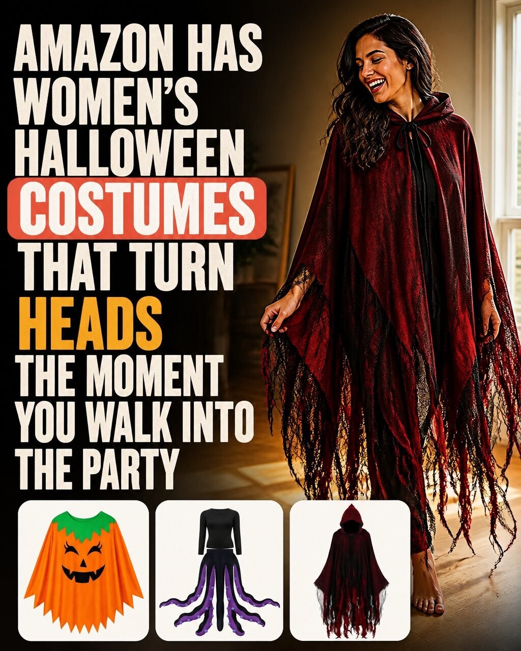 Toptenreviews Deals Facebook ad: Women's Halloween Costumes Worth Planning Ahead For