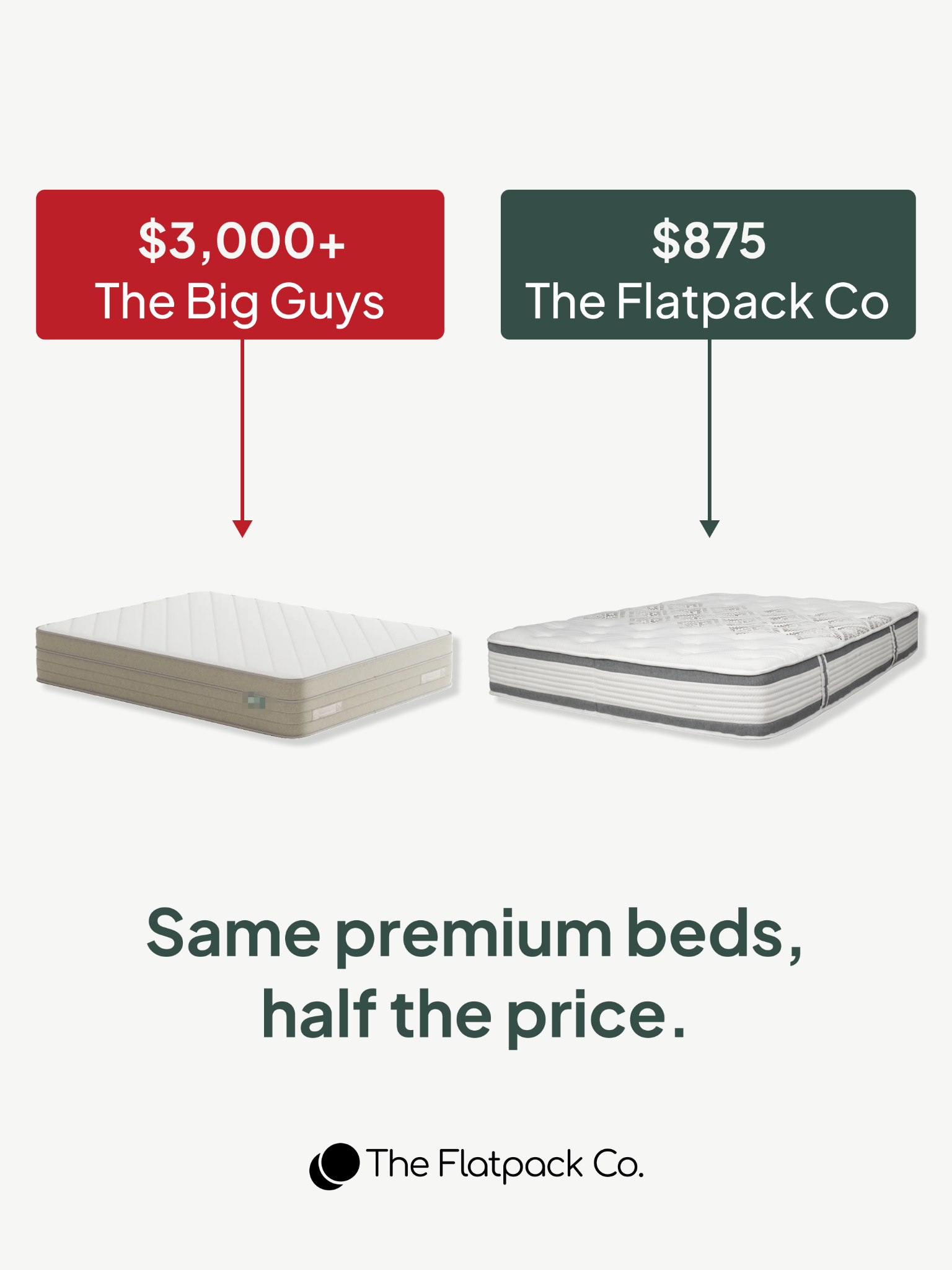 The Flatpack Co Facebook ad