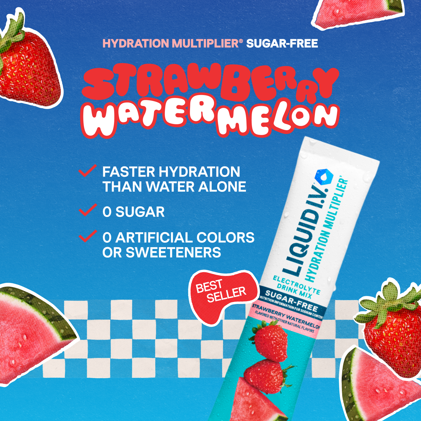 Liquid I.V. Facebook ad: Sugar-Free Hydration