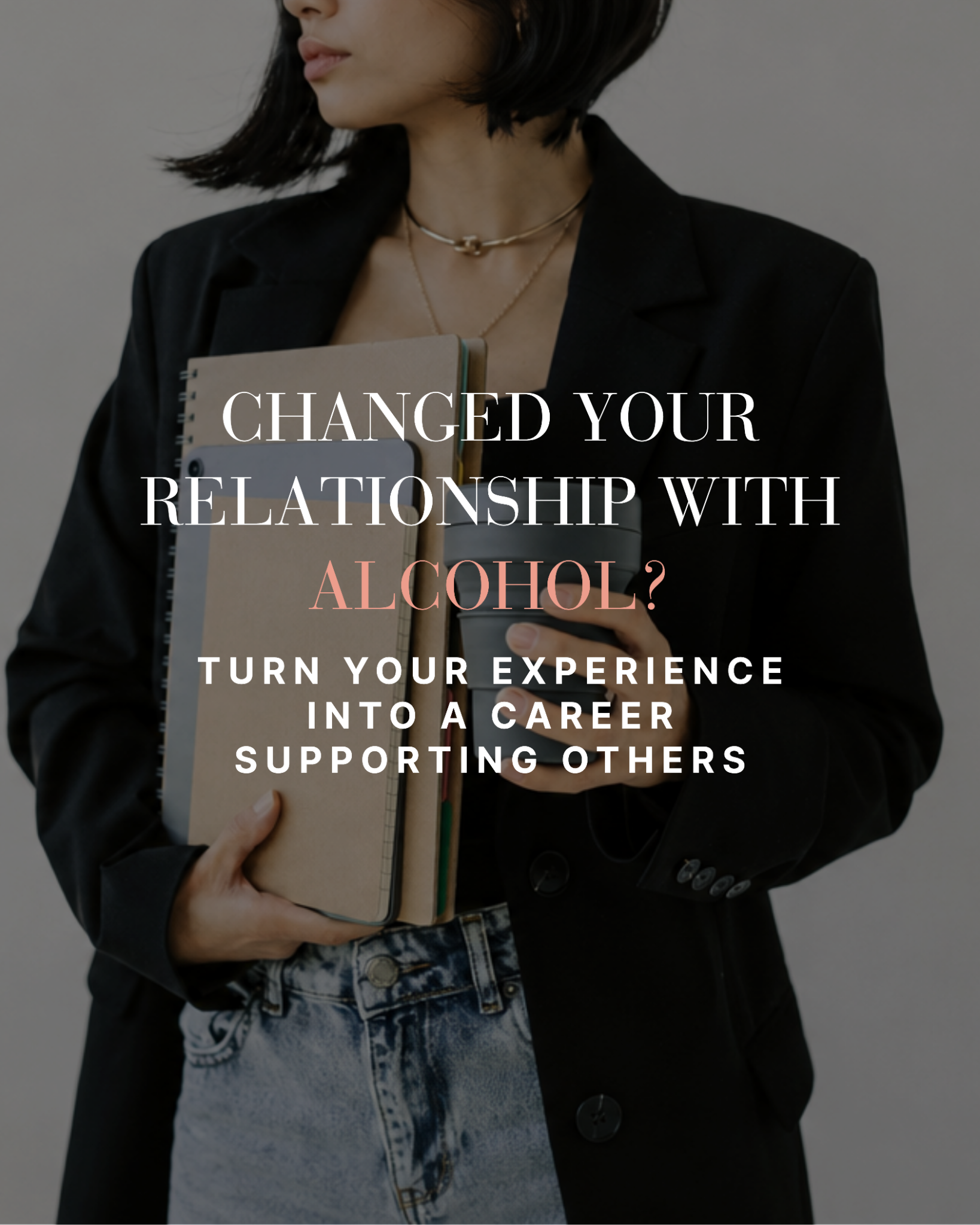 Mind The Sip Facebook ad: Turn Experience Into a Coaching Career
