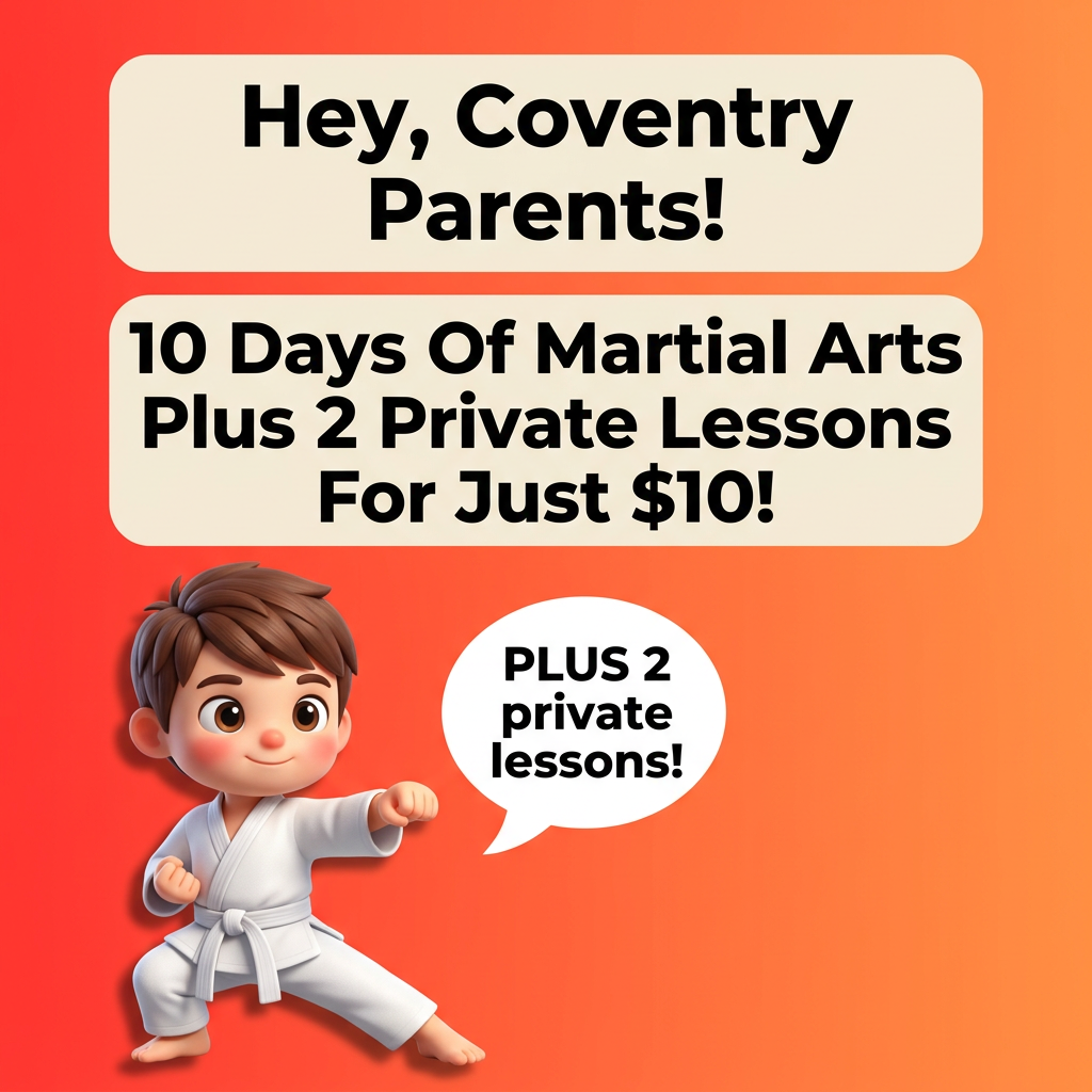 Northeast Family Martial Arts Facebook ad: Want a 10-Day, Kids Martial Arts Class Pass For $10 With…