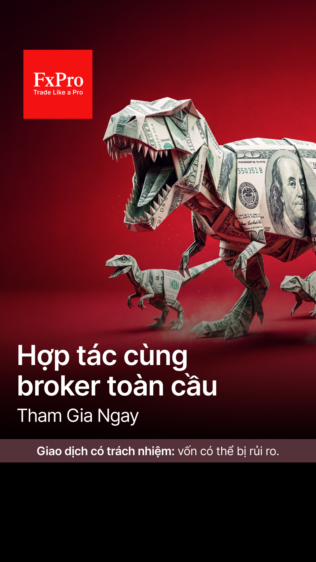 FxPro Trading Broker Facebook ad
