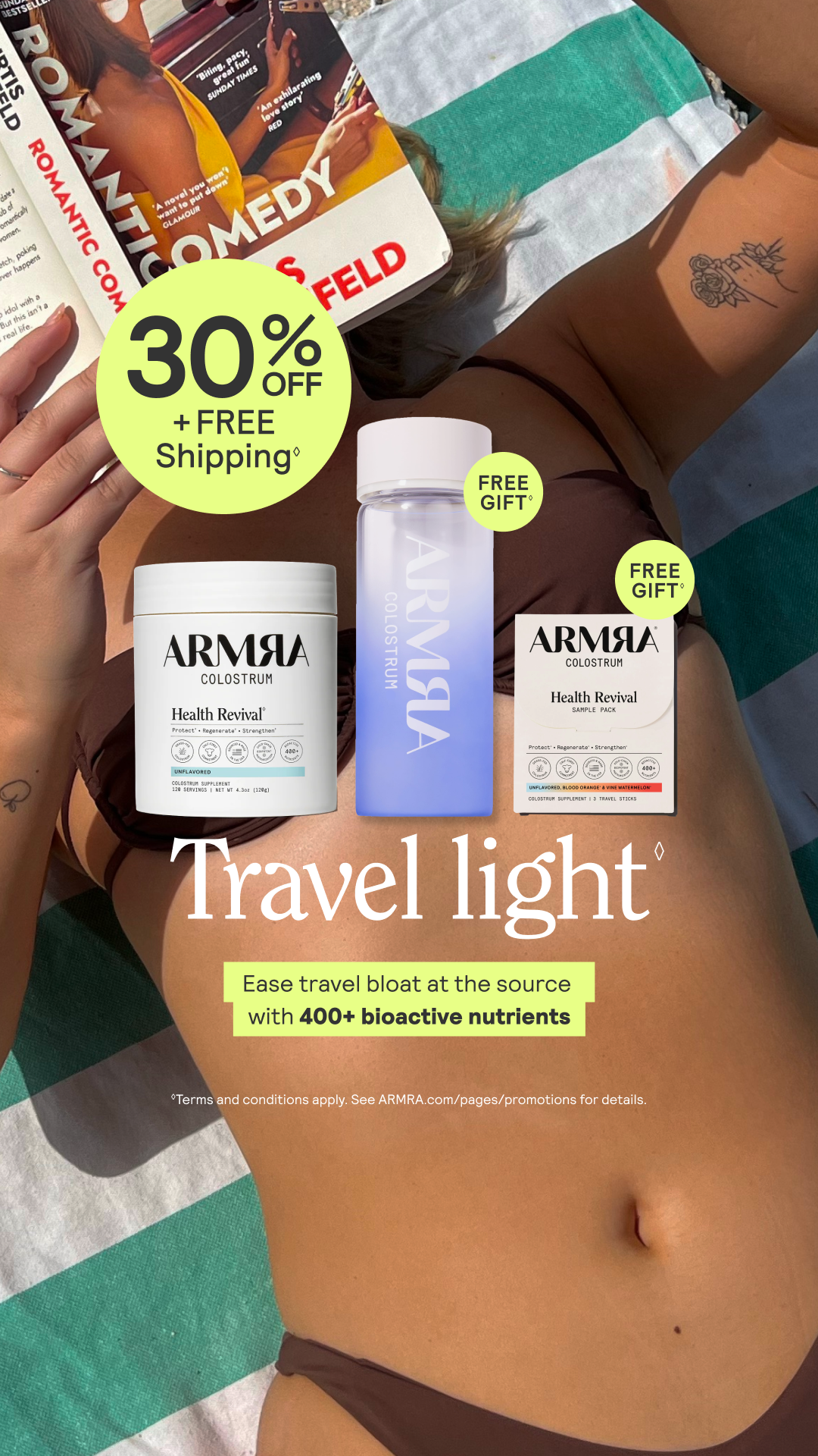 ARMRA Facebook ad