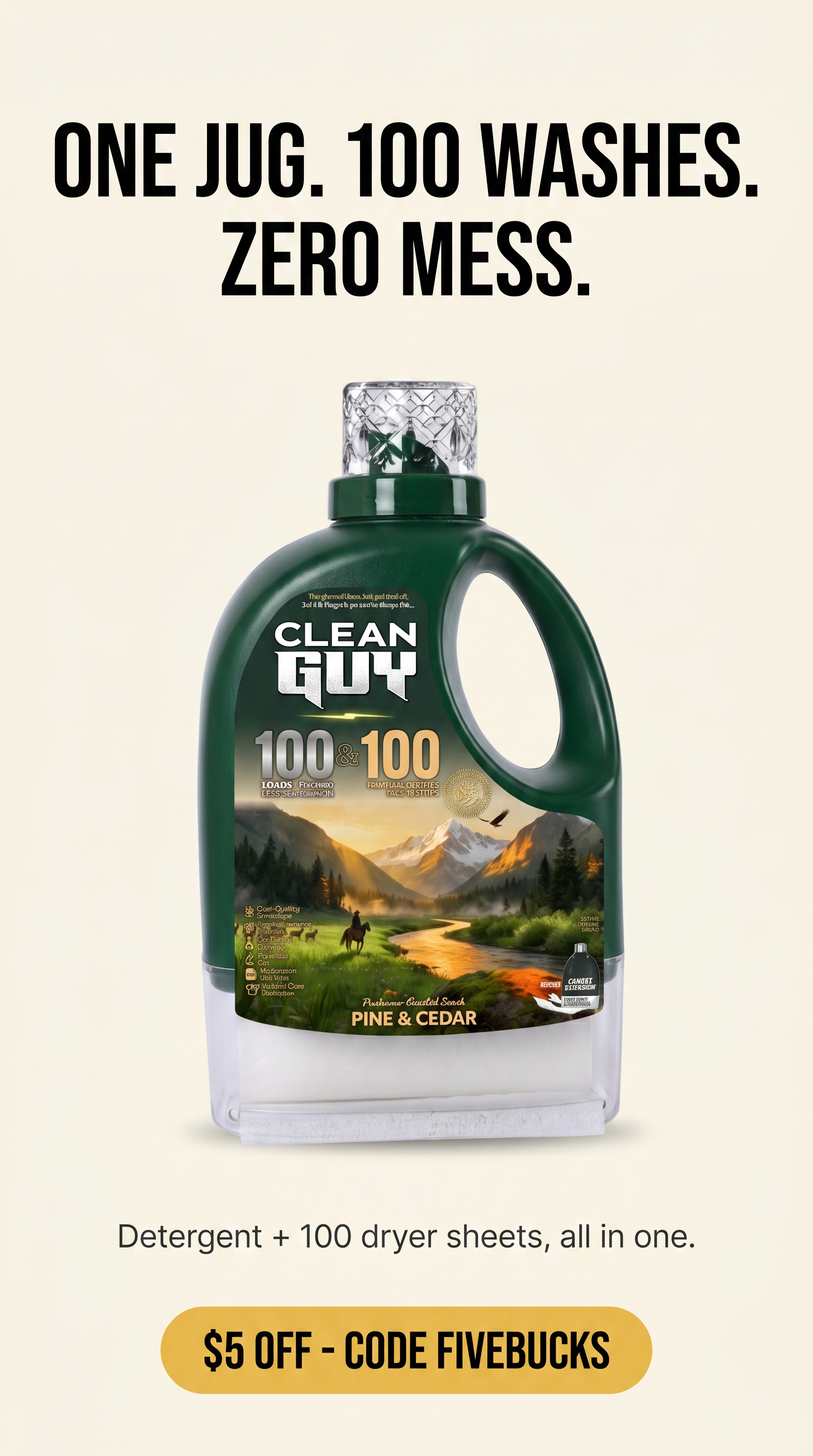 Clean Guy Facebook ad