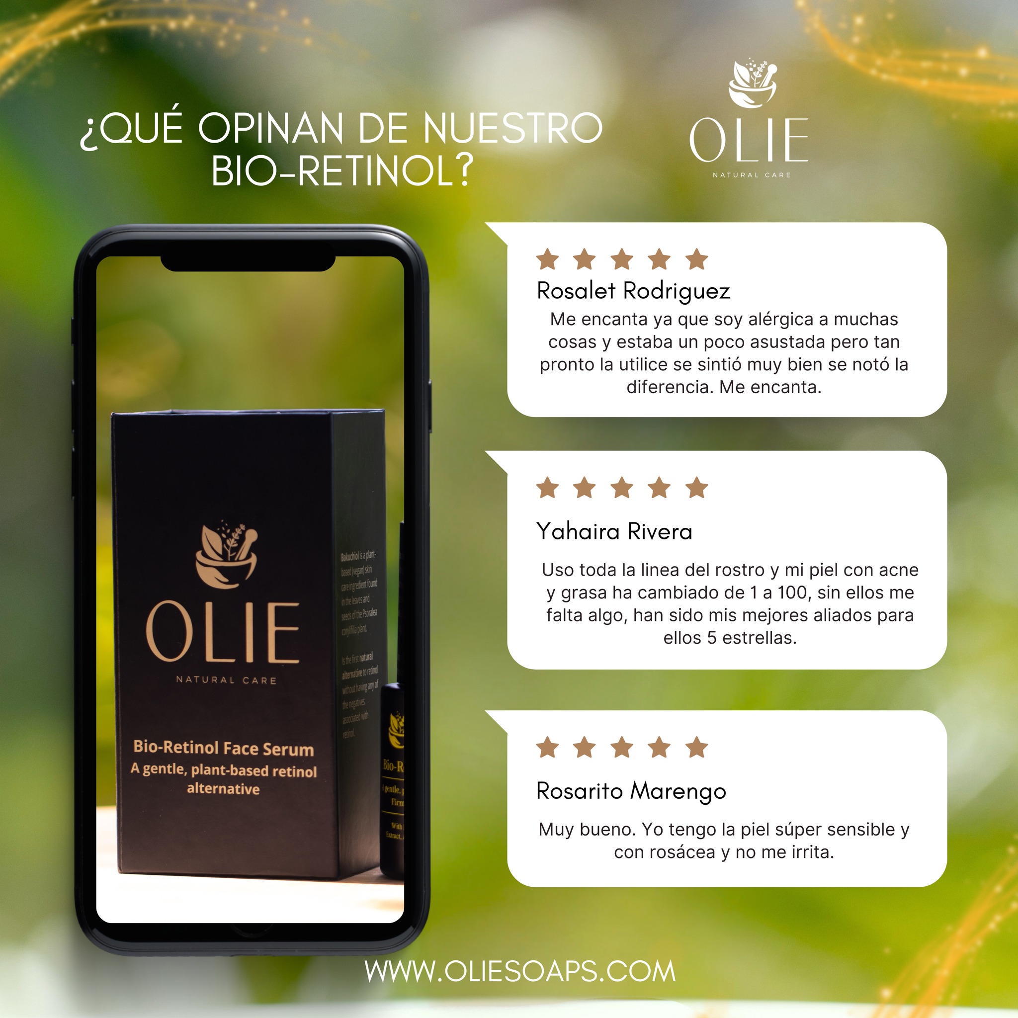 Olie Soaps Facebook ad