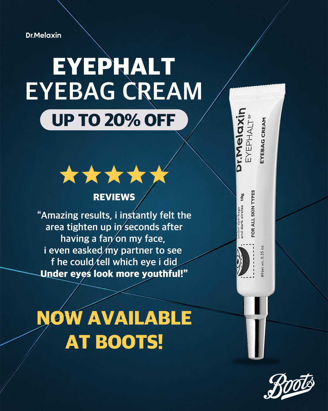 Dr.Melaxin UK Facebook ad