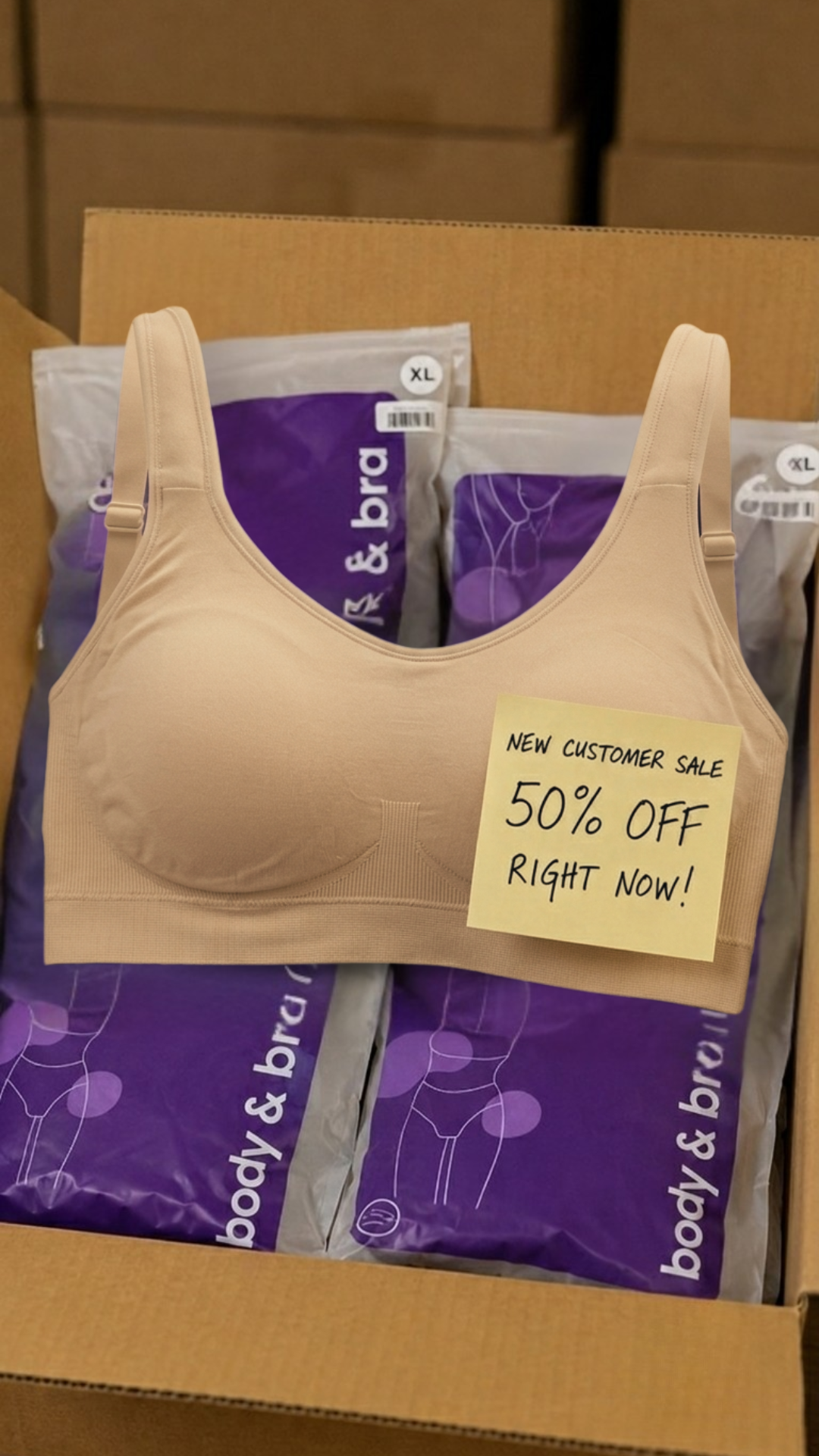 Body & Bra Facebook ad