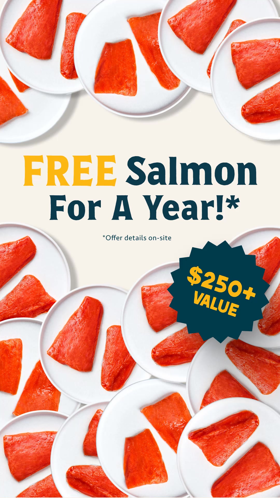 Wild Alaskan Company Facebook ad: Get Free Alaskan Salmon