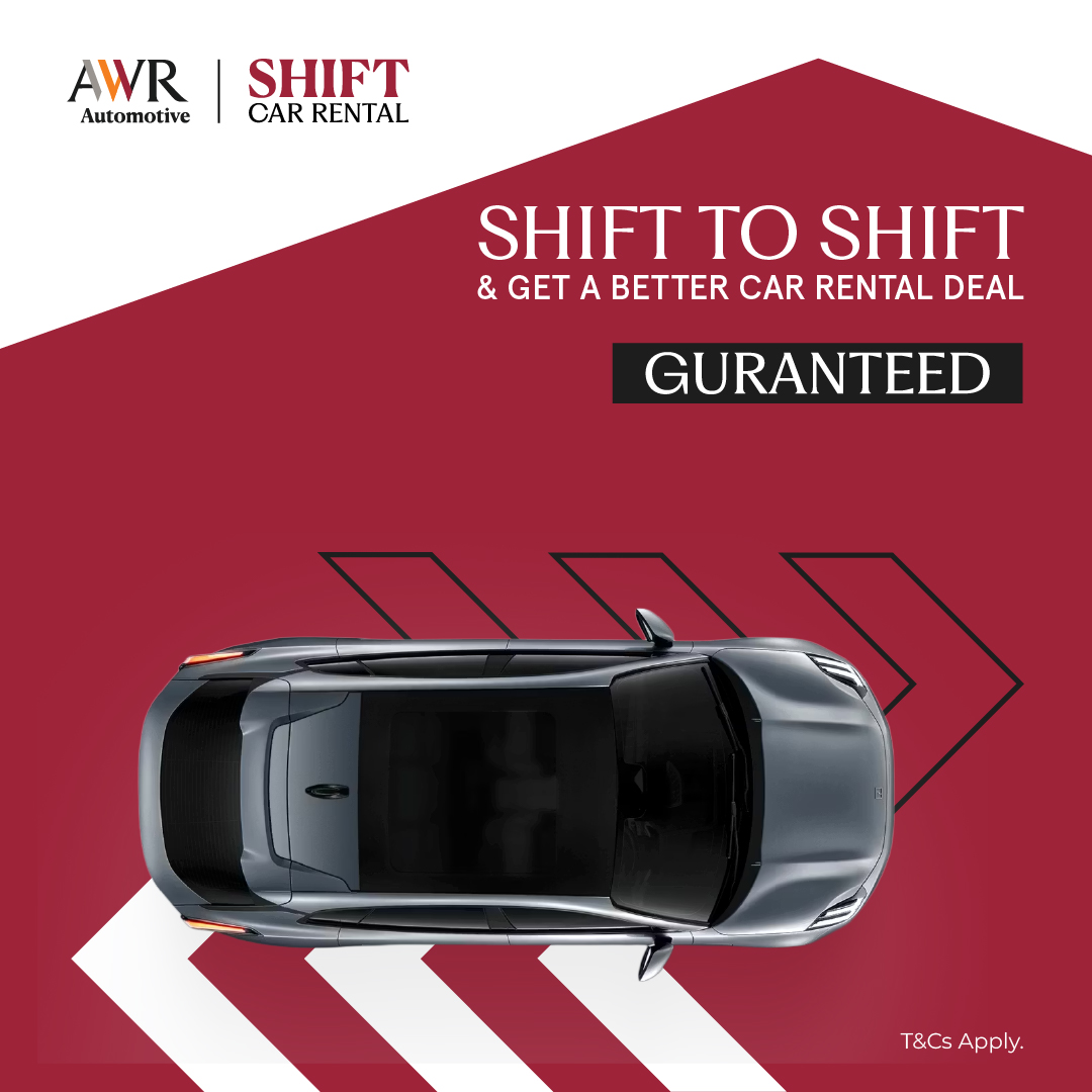 Shift Car Rental Facebook ad: Get a Better Rental Deal