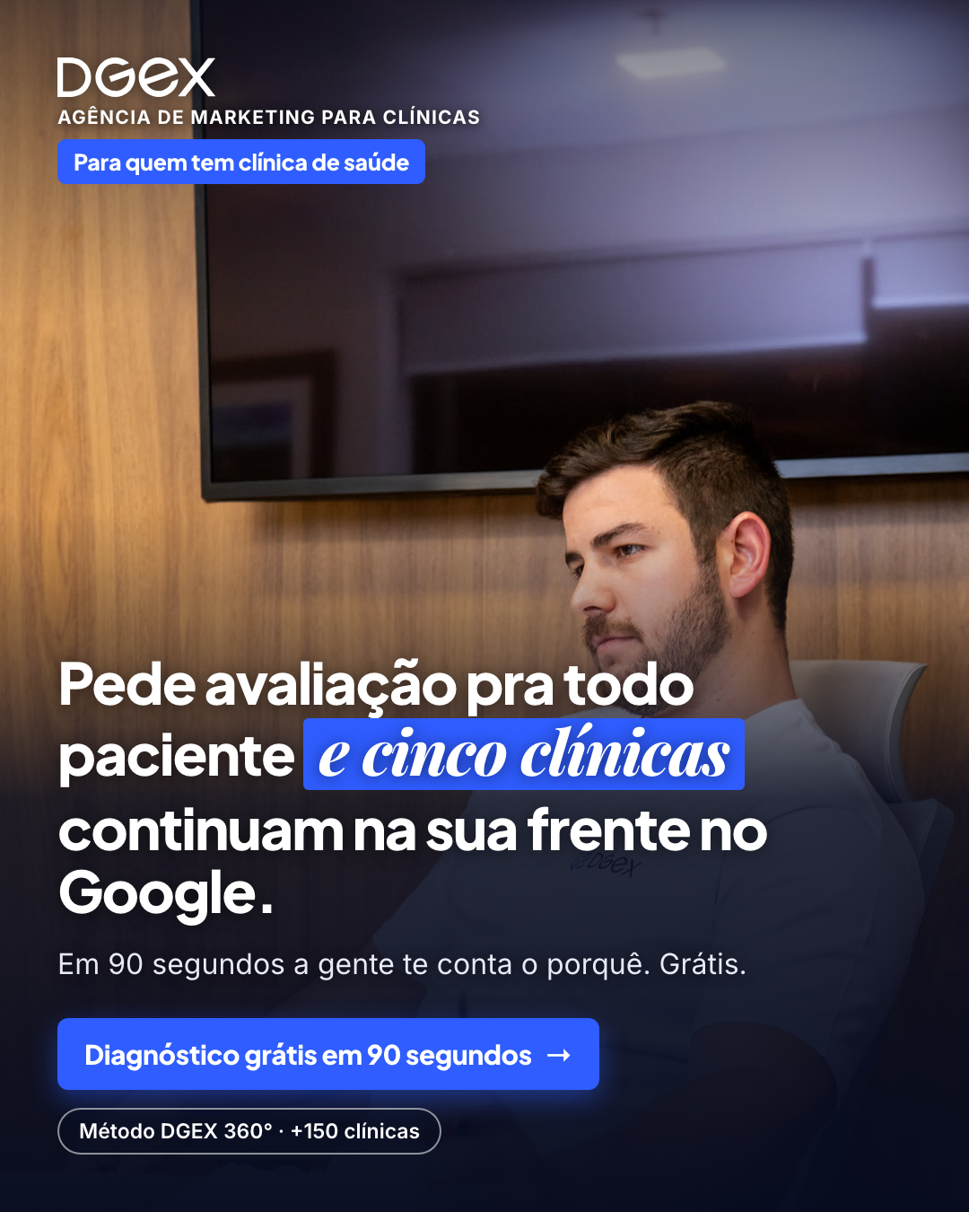 DGEX Company Facebook ad: Pede avaliação e continua atrás no Google? A gente te…