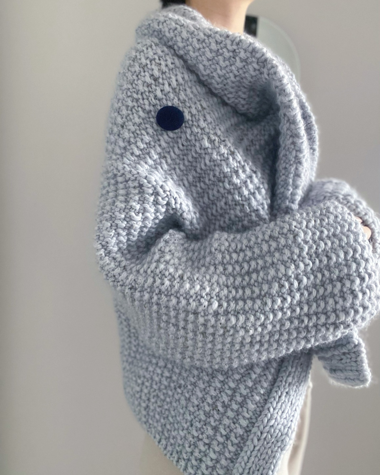 monmknitting Facebook ad: Storm Coat