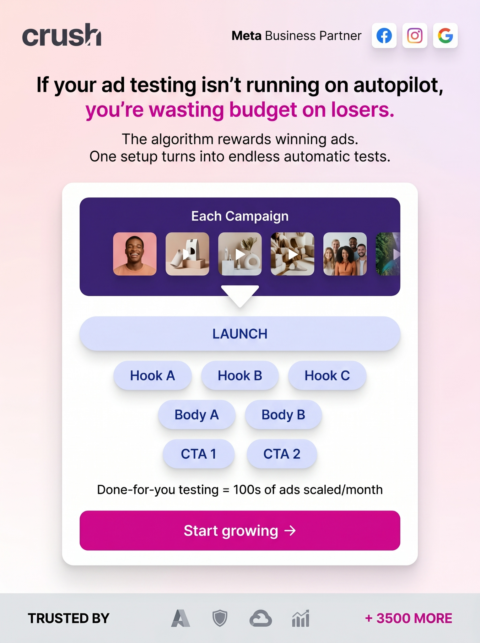 trycrush.ai Facebook ad