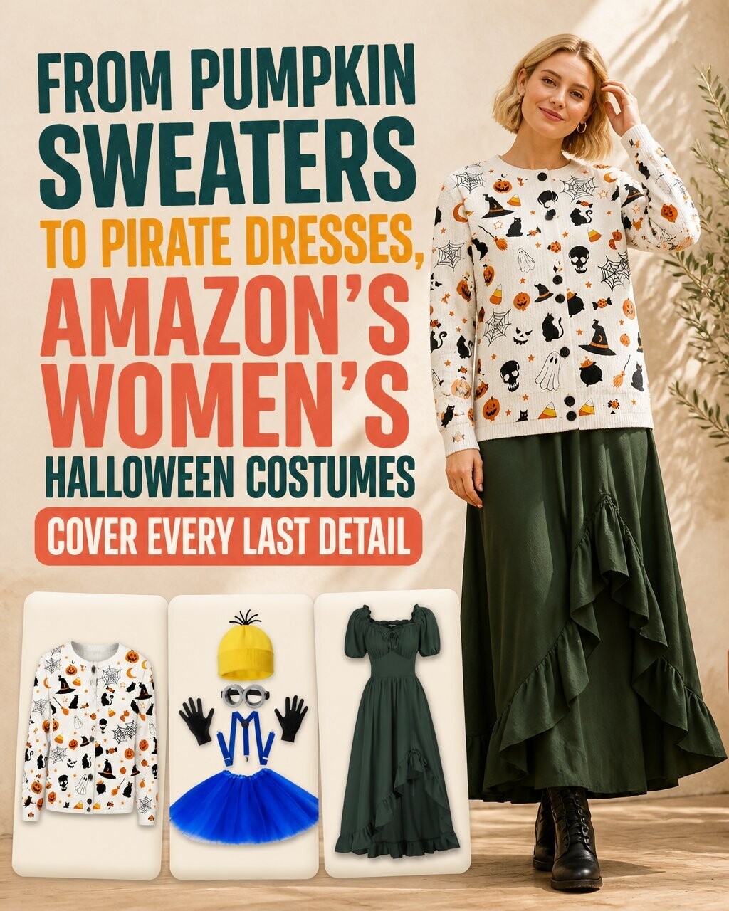 Toptenreviews Deals Facebook ad: Women's Halloween Costumes Worth Planning Ahead For