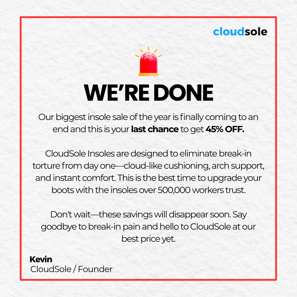 CloudSole Facebook ad
