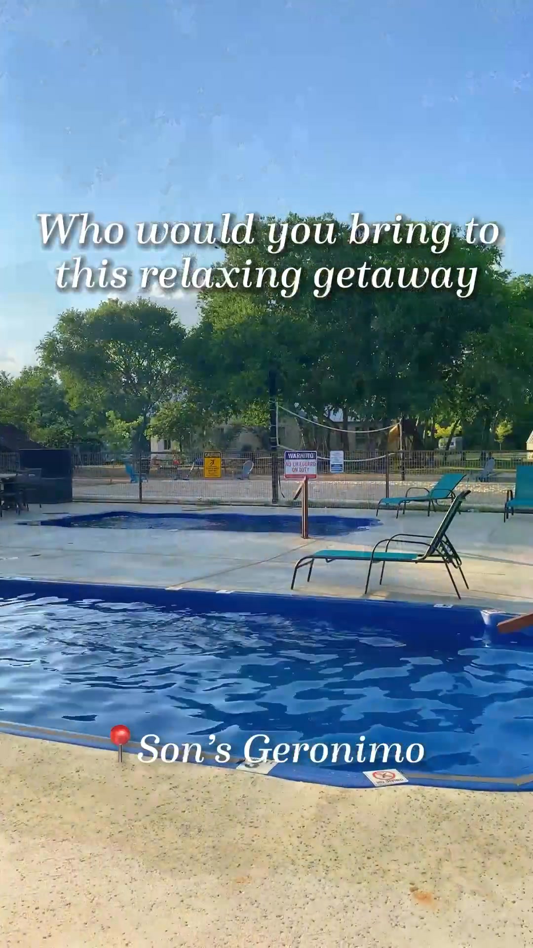 Son's Geronimo Facebook ad: Waterfront Vacation Rental Cabins