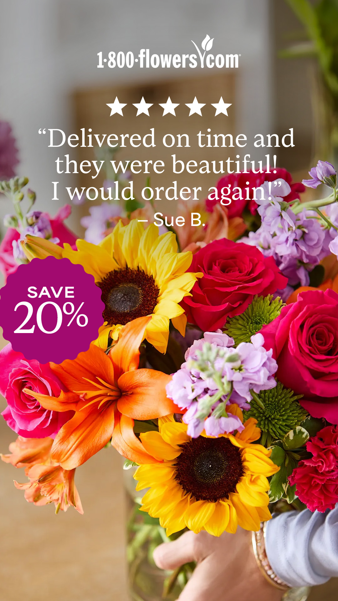 1-800-Flowers.com Facebook ad