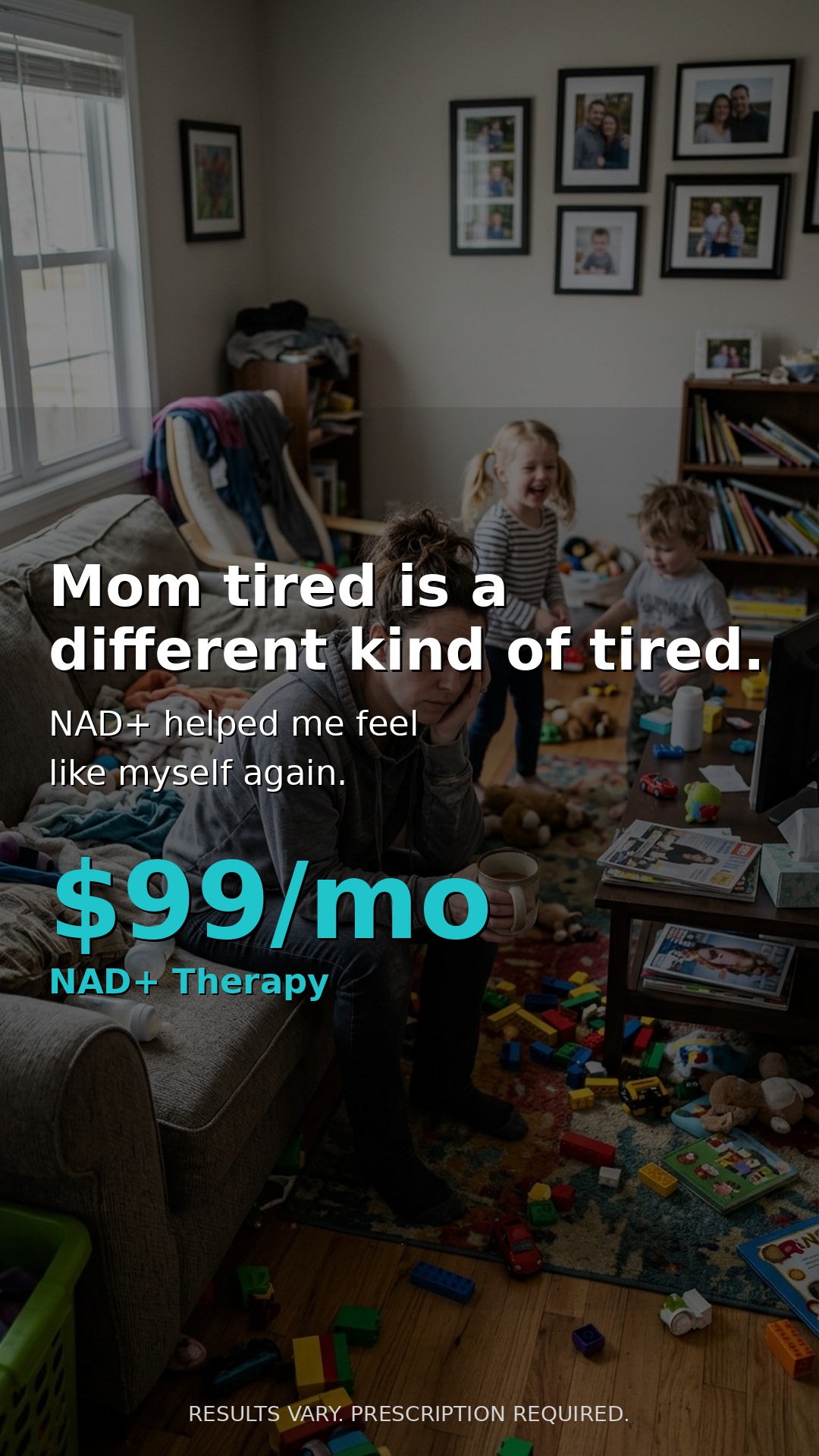 Krisy Ramires Facebook ad: Exhausted but Healthy? Check Your NAD.