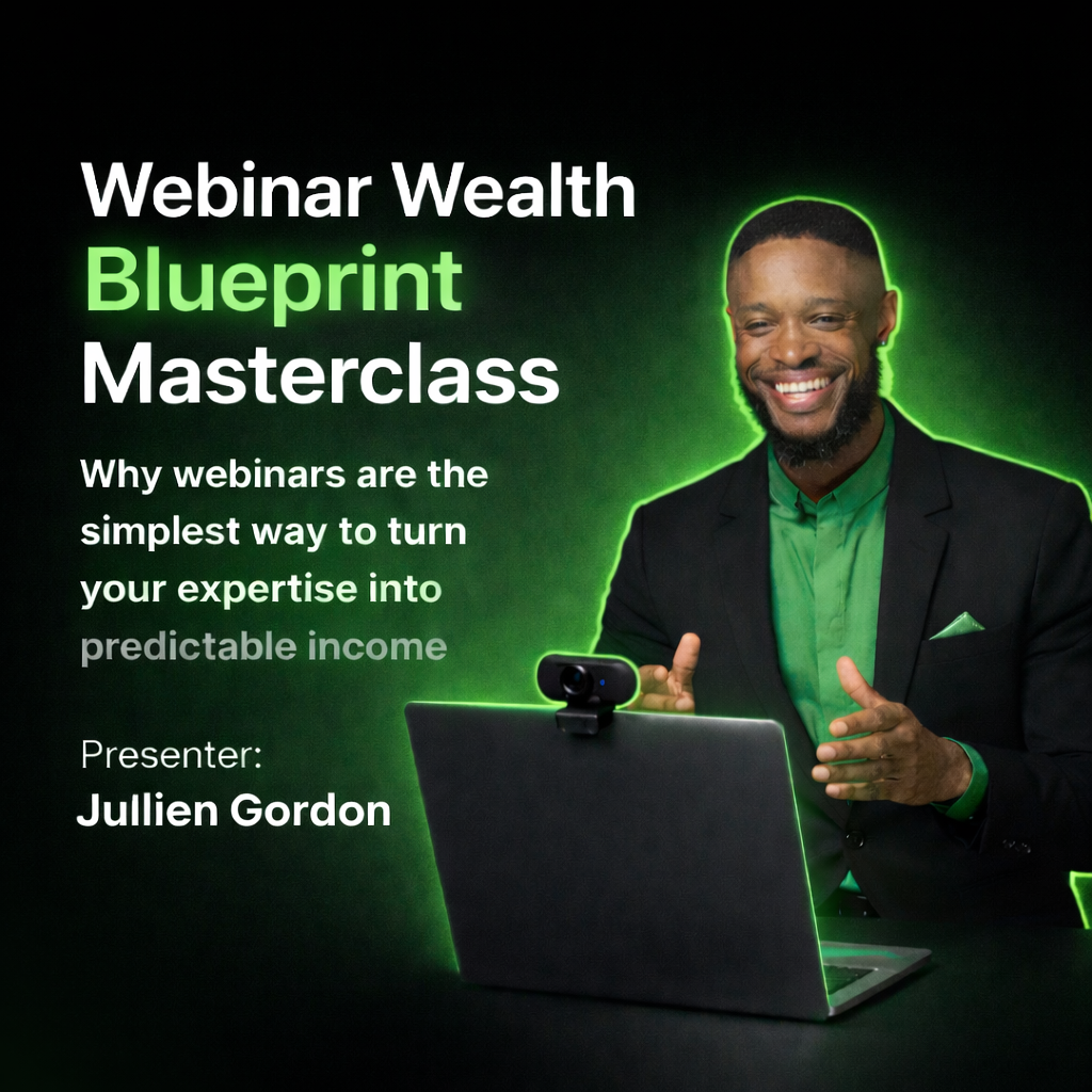 Jullien Gordon Facebook ad: Unlock the Secret to Converting Webinar Sales